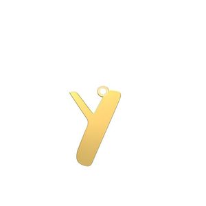 شمش نقره گالری طلا  توسطی مدل حرف y کد ns2fed97